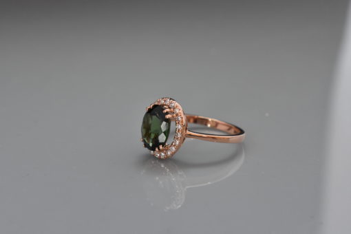 green tourmaline ring - lorraine fine jewelry