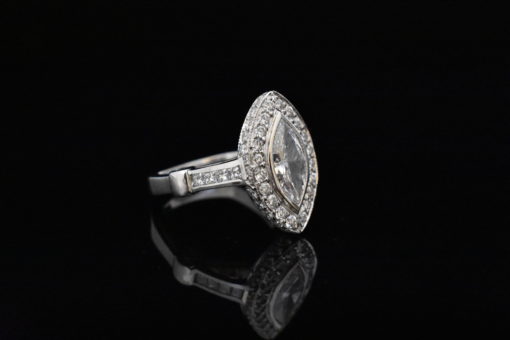 18K White Gold Diamond Ring - Lorraine Fine Jewelry