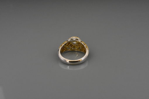 18K Gold Diamond and Yellow Diamond ring - Lorraine Fine Jewelry