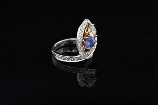 Diamond and Sapphire Ring - Lorraine Fine Jewelry