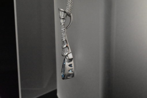aquamarine pendant - Lorraine Fine Jewelry