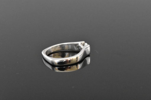 tension set 14k white gold diamond ring- lorraine fine jewelry