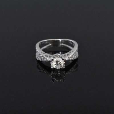 14K White Gold Diamond Ring - Lorraine Fine Jewelry