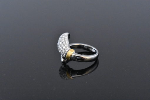 Diamond White and Yellow Gold Ring- Lorraine Fine Jewelry