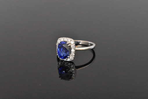 GIA Blue Sapphire Ring - Lorraine Fine Jewelry