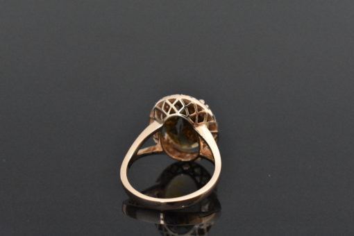 Moss Green Tourmaline Ring - Lorraine Fine jewelry
