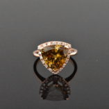 Trillion Tourmaline Ring - Lorraine Fine Jewelry
