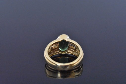 Natural Green Tourmaline Ring- Lorraine Fine Jewelry