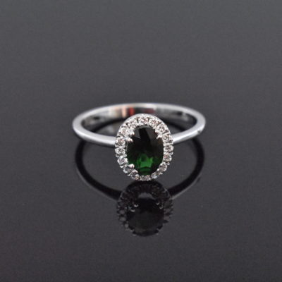 Green Garnet Ring - Lorraine Fine Jewelry