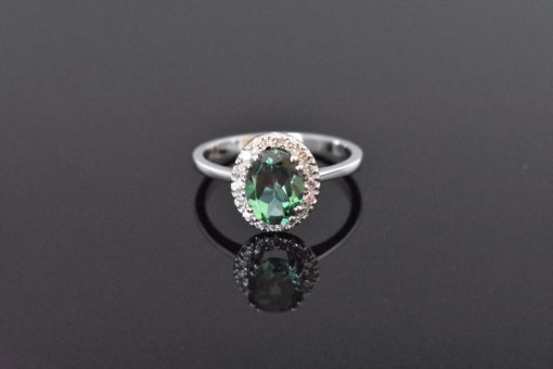 Natural Green Tourmaline Ring - Lorraine Fine Jewelry