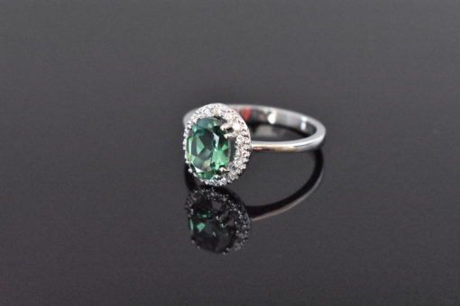 Natural Green Tourmaline Ring - Lorraine Fine Jewelry