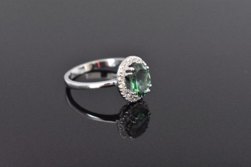 Natural Green Tourmaline Ring - Lorraine Fine Jewelry