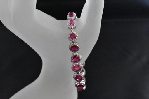 Ruby and Diamond Bracelet - Lorraine Fine Jewelry