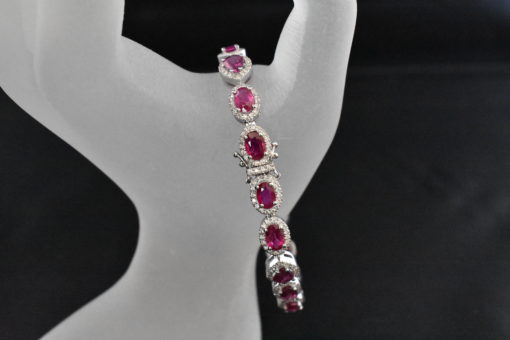 Ruby and Diamond Bracelet - Lorraine Fine Jewelry