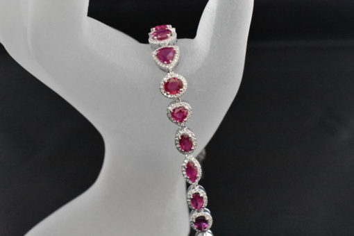 Ruby and Diamond Bracelet - Lorraine Fine Jewelry