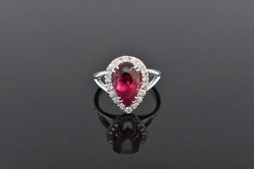 Rubellite Tourmaline RIng - Lorraine Fine Jewelry