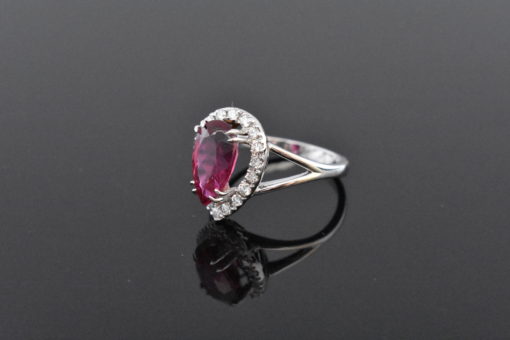 Rubellite Tourmaline RIng - Lorraine Fine Jewelry