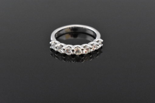 14K White Gold 7 Stone Diamond Ring | Lorraine's Fine Jewelry