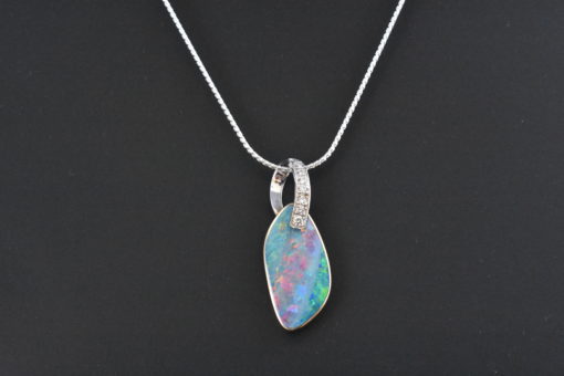 Boulder Opal Pendant- Lorraine Fine jewelry