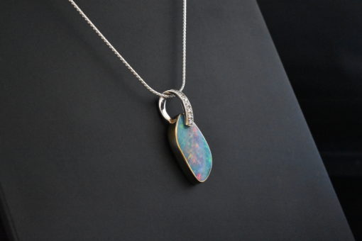 Boulder Opal Pendant- Lorraine Fine jewelry