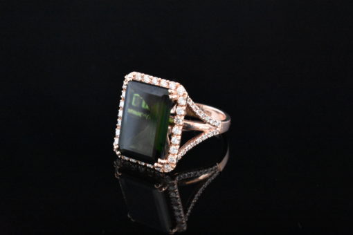 Green Tourmaline Ring - Lorraine Fine Jewelry