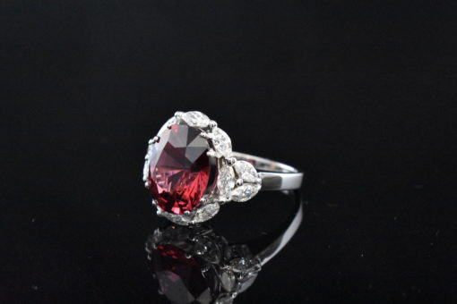 GIA Certified Red Spinel Ring - Lorraine Fine Jewelry