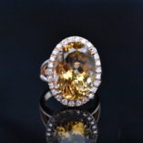 Golden Tourmaline Ring - Lorraine Fine Jewelry