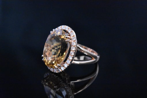 Golden Tourmaline Ring - Lorraine Fine Jewelry