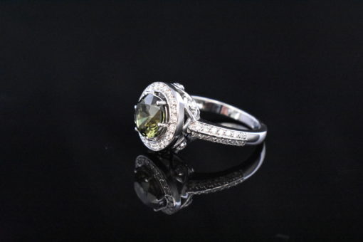 Green Sapphire Ring - Lorraine Fine Jewelry