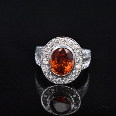 Spessartite Garnet Ring - Lorraine Fine Jewelry