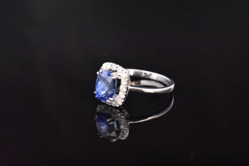 GIA Certified Blue Sapphire Ring - Lorraine Fine jewelry
