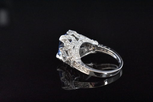 GIA Certified Sapphire Ring- Lorraine Fine Jewelry